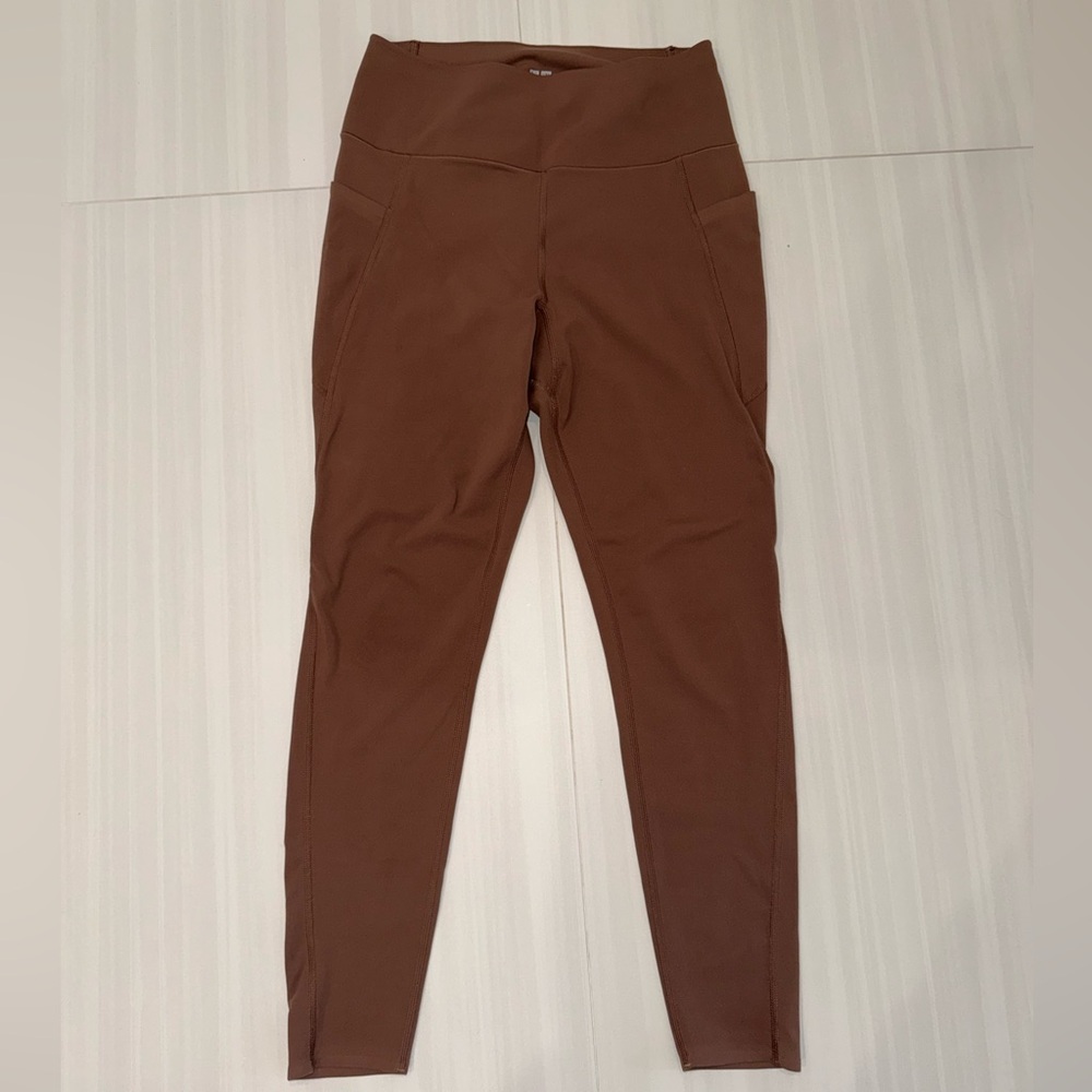 Uniqlo AIRism Soft Brown Leggings